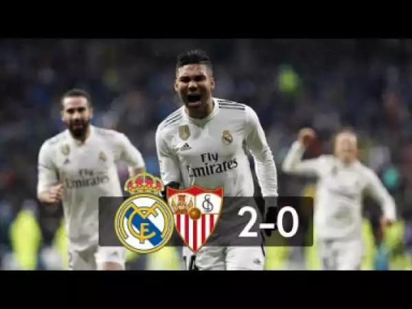 Real Madrid vs Sevilla 2 - 0 | All Goals & Highlights | 19-01-2019